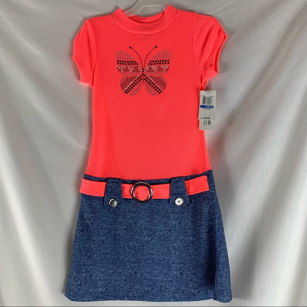 Pink Violet Girl’s Dress Sz L